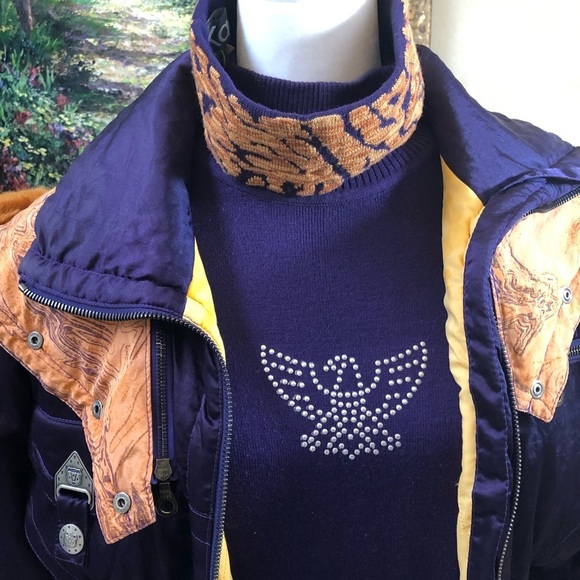 Vintage Kaelin Women’s Ski Pants Fit Size 2-4 Sweaters Accessories Purple Sienna - Picture 9 of 16